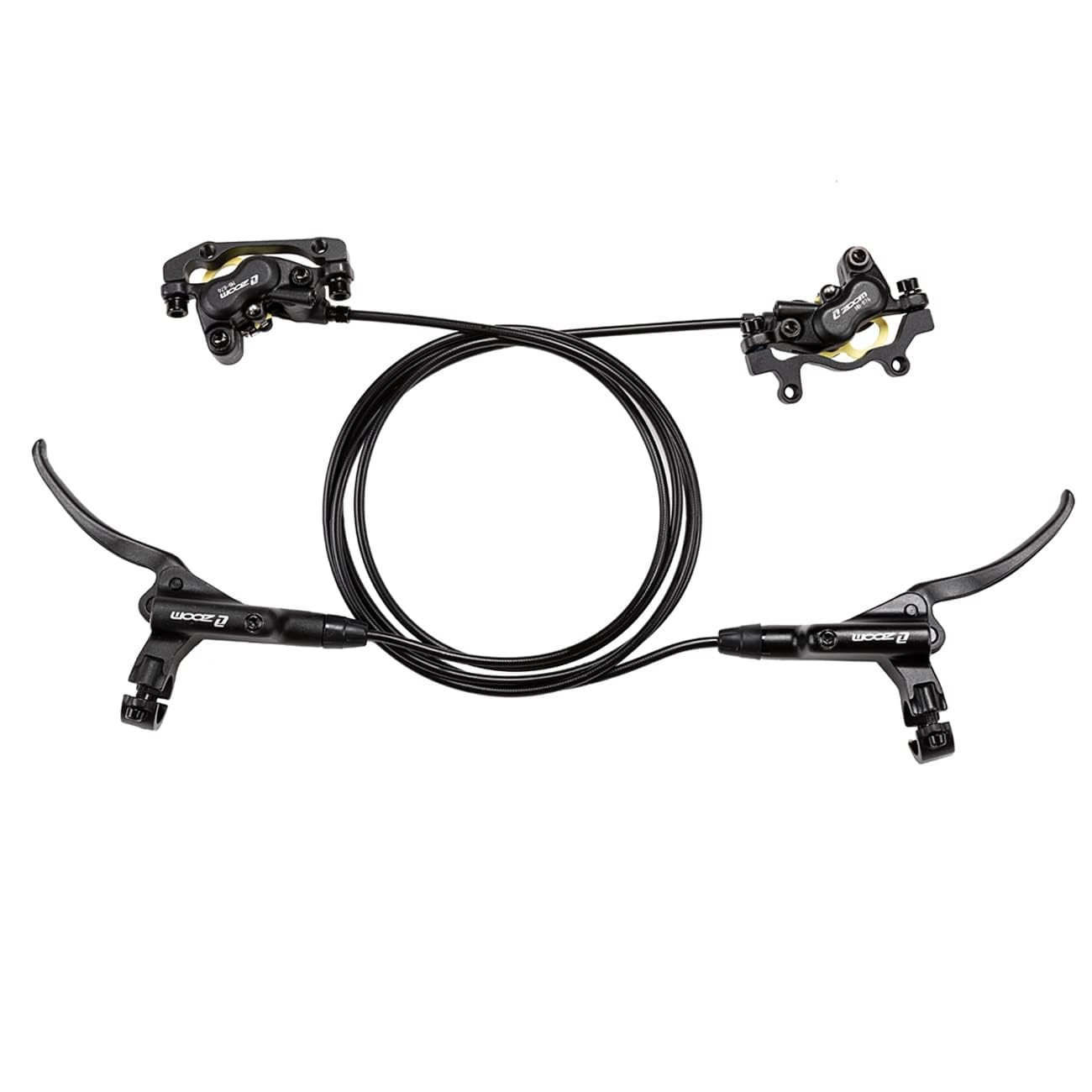 BUCKLOS Zoom MTB 4 Piston Hydraulic Disc Brakes Set Left Right 850mm