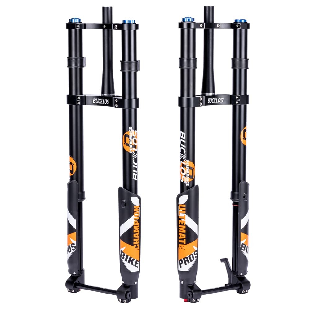 BUCKLOS Fat Tire 5.0 20 inch Air Electric Mountain Bike Inverted Suspension Fork