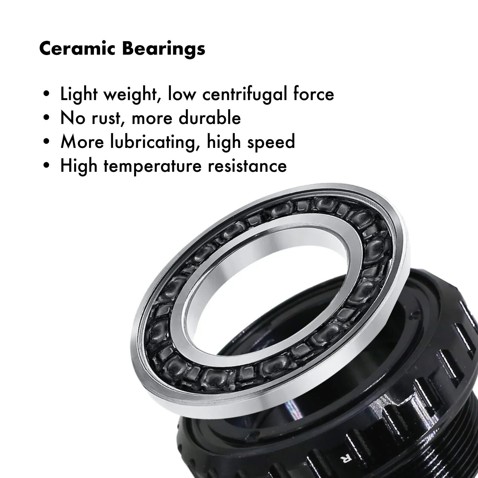 DJC Bike Sealed Ceramic Steel Bearing for SRAM DUB Bottom Bracket 68/73mm 29mm