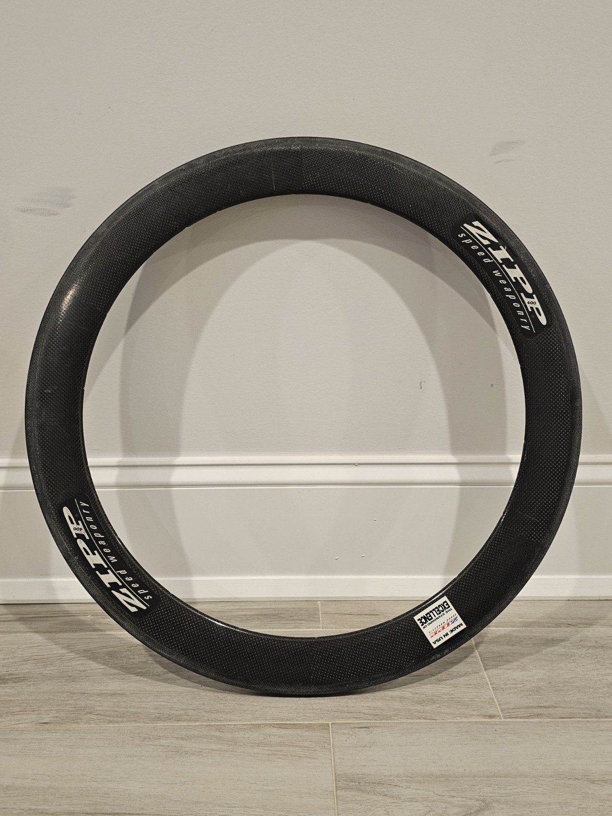 Zipp 400 Carbon Tubular Rim 650c 18H Made in USA NOS Excellent Speed Weaponry