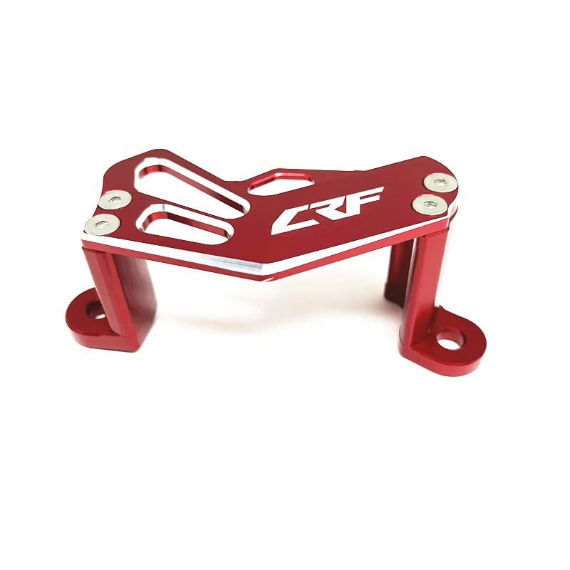 CRF250 Dirt Bike Rear Brake Disc Guard & Dirt Bike Caliper Guard red 1