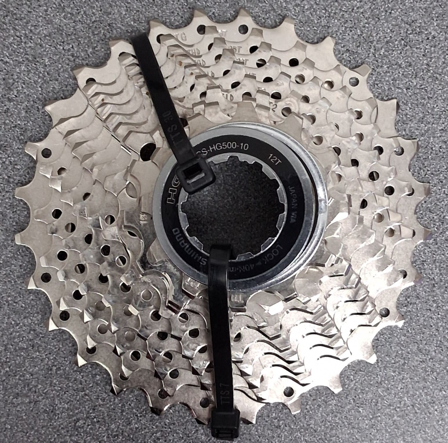 Shimano CS-HG500 Cassette – 10-Speed, 12-28t, Silver