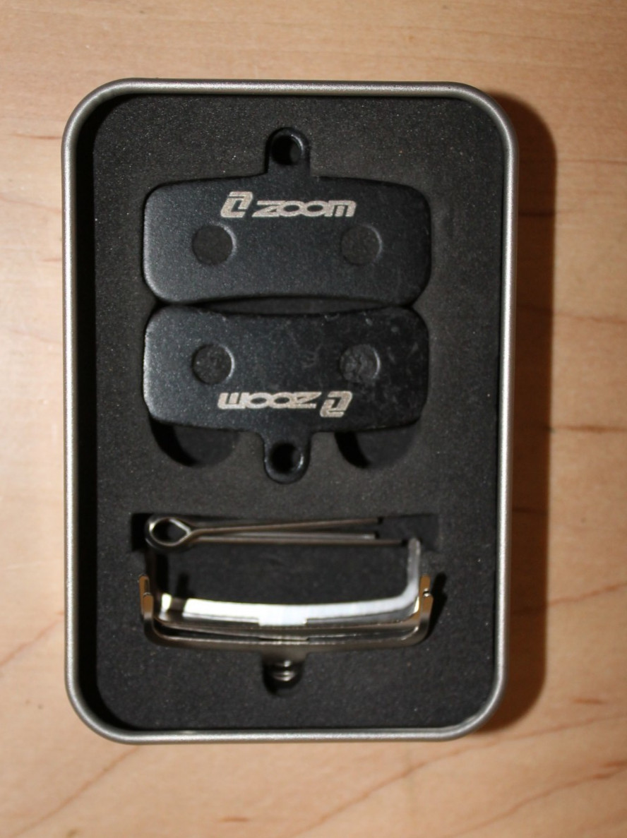 Zoom 1 Piston MTB Disc Brake Pads for HB-876 Calipers – Two Pairs New -OEM