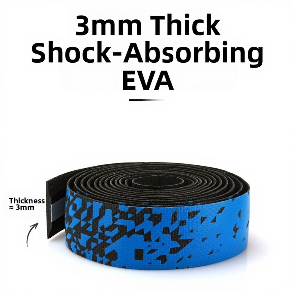 Road Bike Bar Tape Silicone Top Layer EVA Bottom 2150mm 3mm Gradient Design