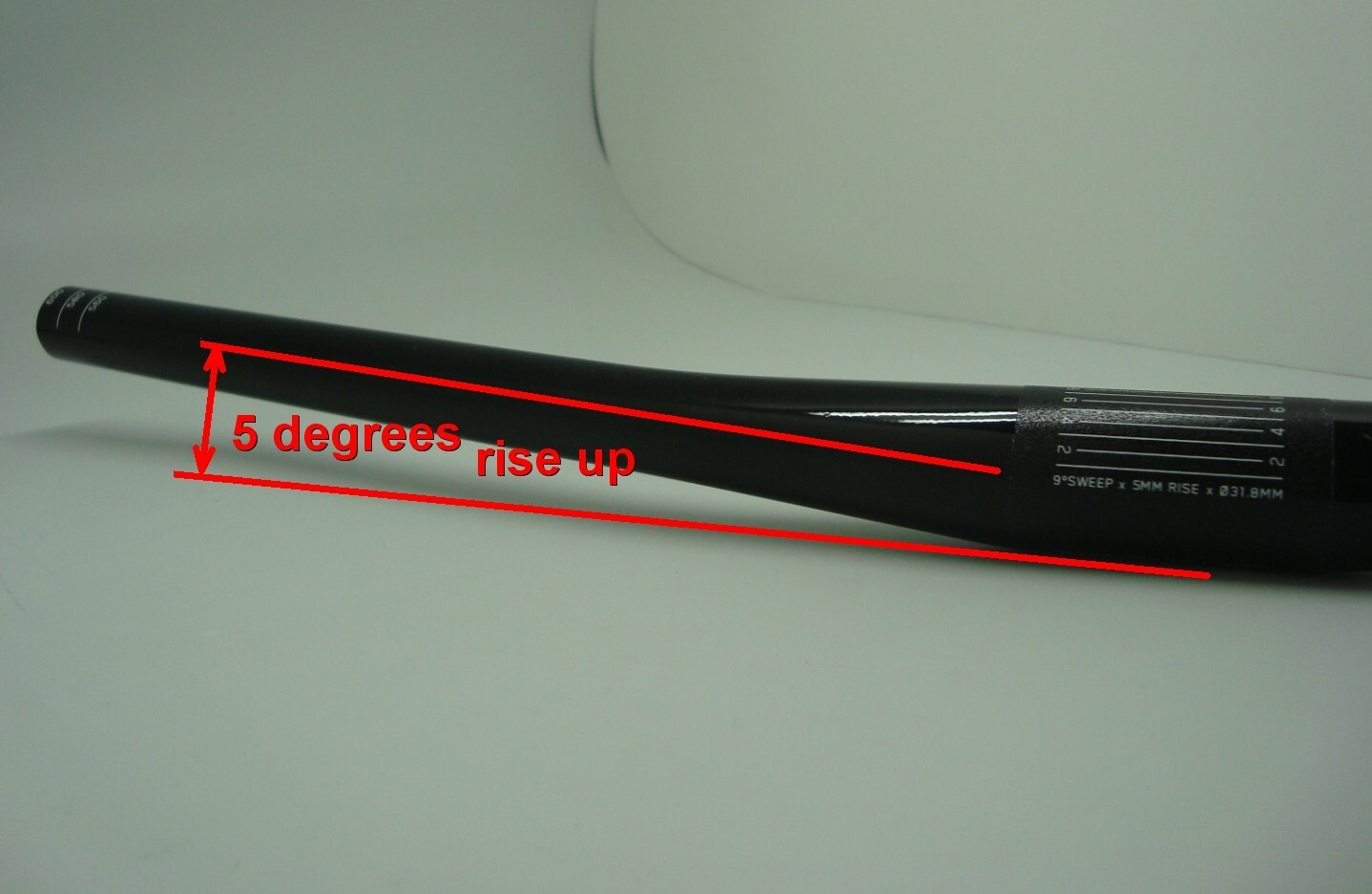 Full carbon MTB bike flat bar 31.8 600mm UD clear coat Bicycle handlebar AHB11