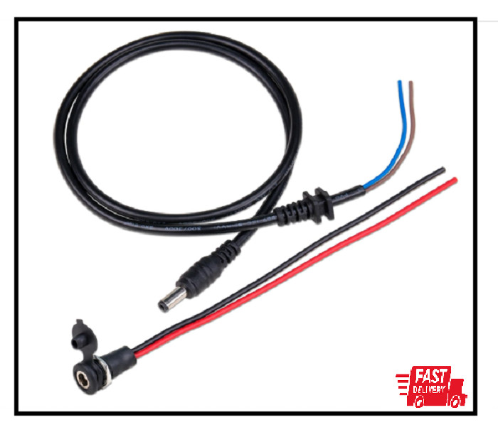 1Set Charging Wire 2.1mm DC Connector for 36V 48V 60V Electric Ebike Black NEW