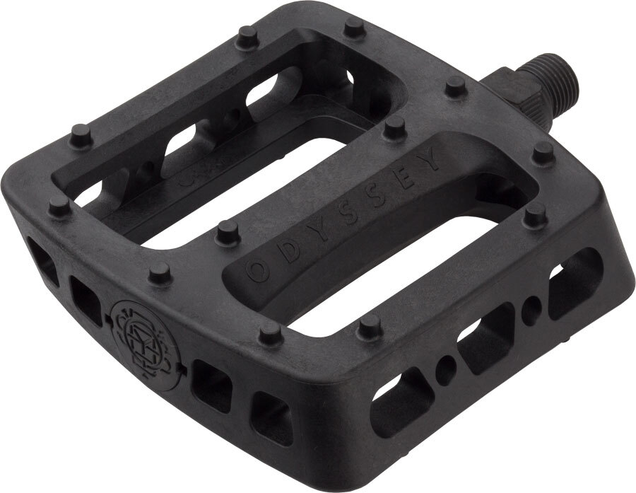 Odyssey Twisted Pro PC Pedals – Platform, Composite/Plastic, 9/16″, Black