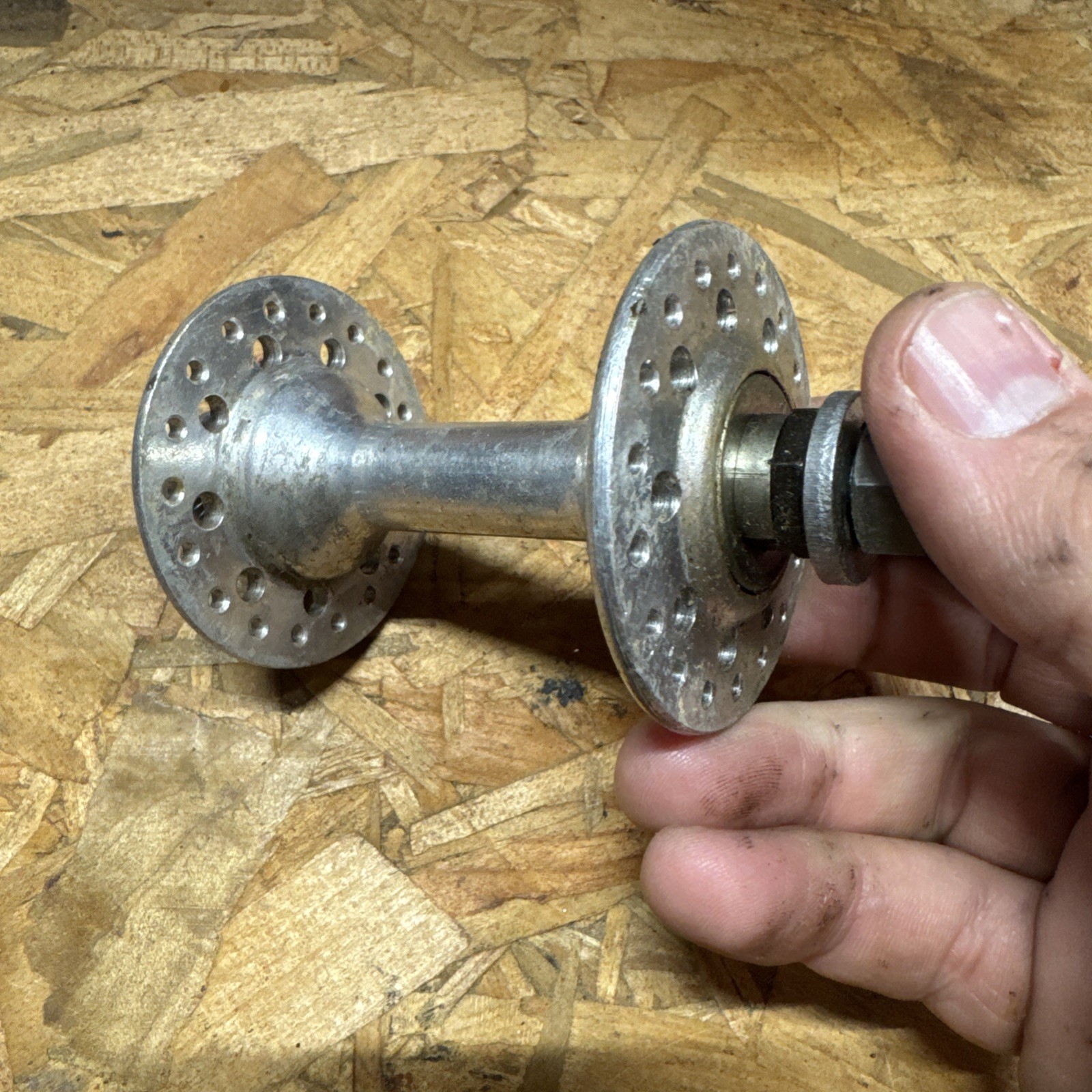 Vintage Sunshine 36 Hole Front Hub For Panasonic Bicycle Nutted Front 5345