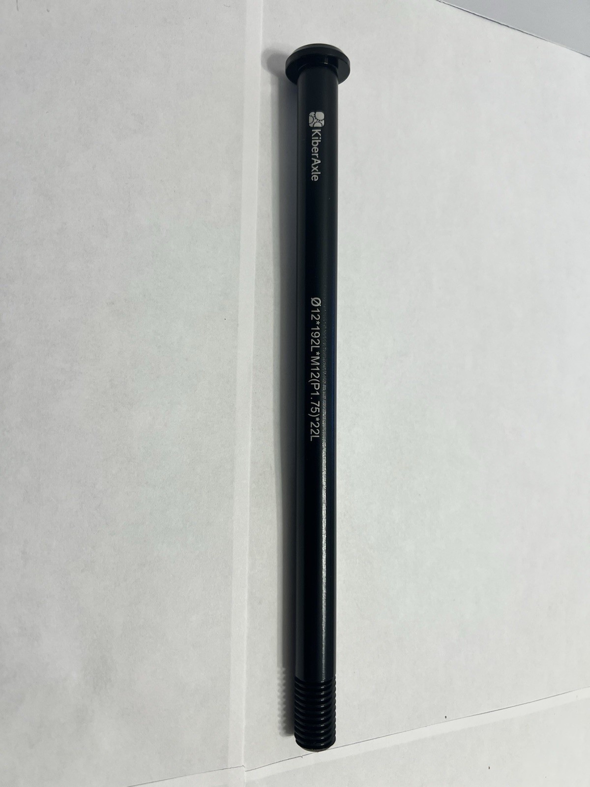 KiberAxle Rear Skewer Black 12mm For Bike Forks 12*192L*M12(P1.75)*22L