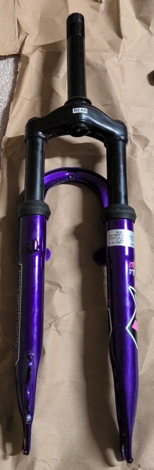 Element Purple & Black All-Terrain MTB Suspension Forks For Mountain Bikes 26