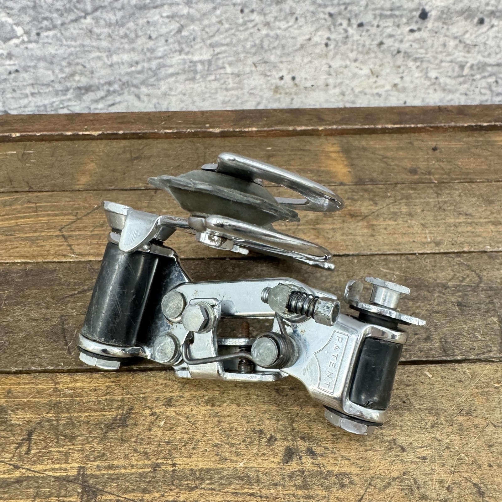 Vintage Campagnolo Gran Turismo Rear Derailleur Long Cage Silver Italy 390g