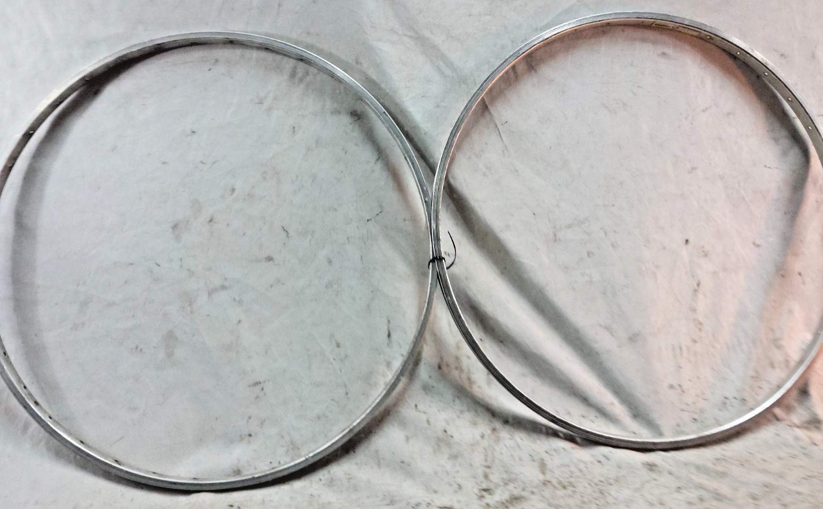 Weinmann 27″ 630ISO Vintage Road Bike Rim Set 36S USA/Belgium Made Rim Brake SLV
