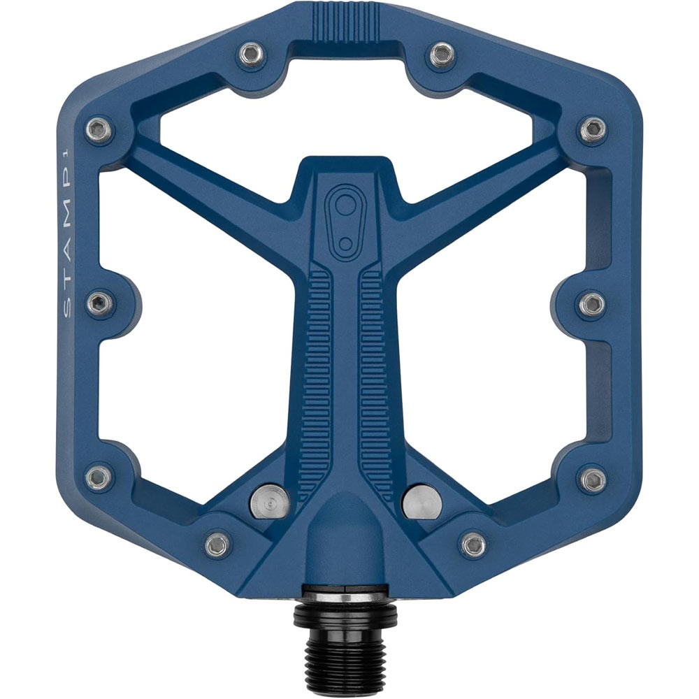 Crank Brothers Stamp 1 Gen 2 Composite Platform Pedals Small Navy Blue