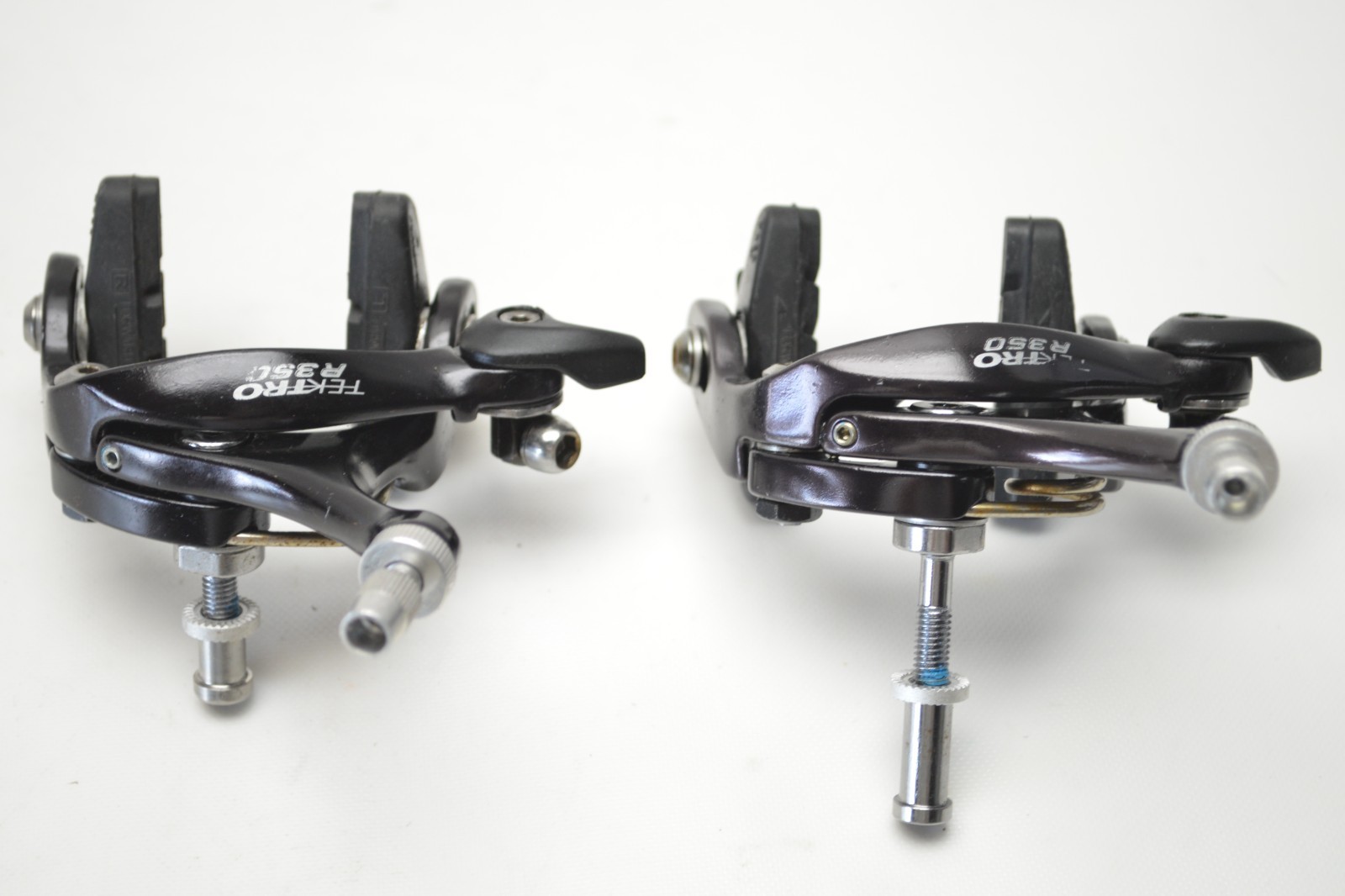 TEKTRO R350 BICYCLE RECESSED DUAL PIVOT SIDE PULL QR BRAKES SET 44 MM CENTER