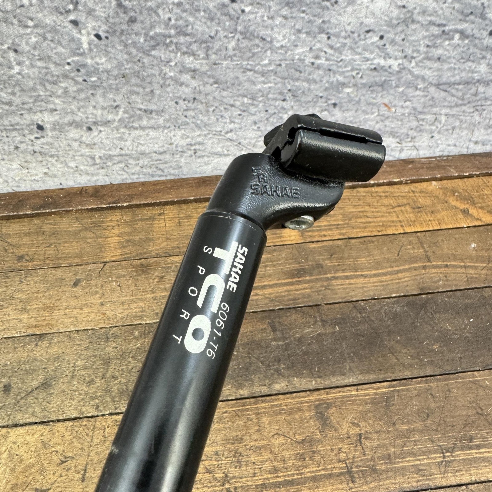 Vintage Sakae TCO Sport Seatpost 26.8 mm Black Alloy Tall Cool One MTB Bike 90s