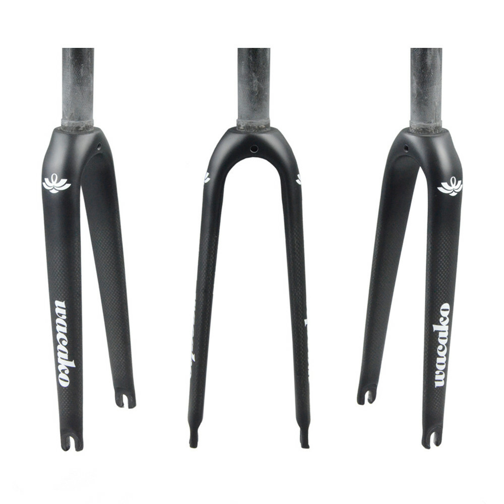 18/20/22 in Full Carbon Fork C Brake Rigid BMX Bicycle Fork Steeret Tube 28.6mm