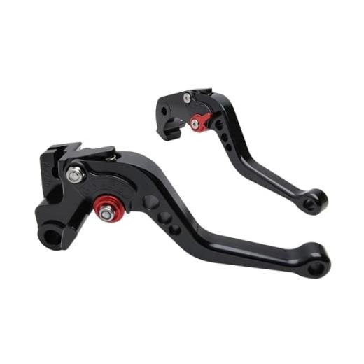 Short Brake Clutch Handle Lever Replacement for Kawasaki ZX6R ZX-6R ZX6RR Black