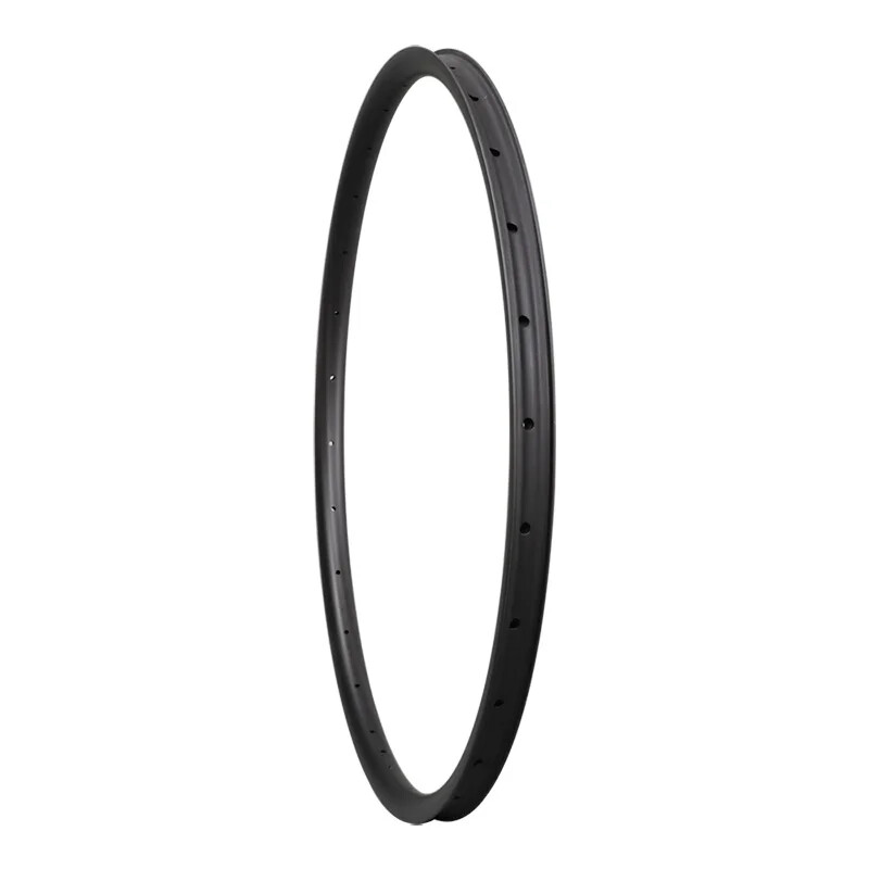 29er Mountain Bike XC Bicycle Asymmetric Carbon Rims 30mm High Hookless 2pcs