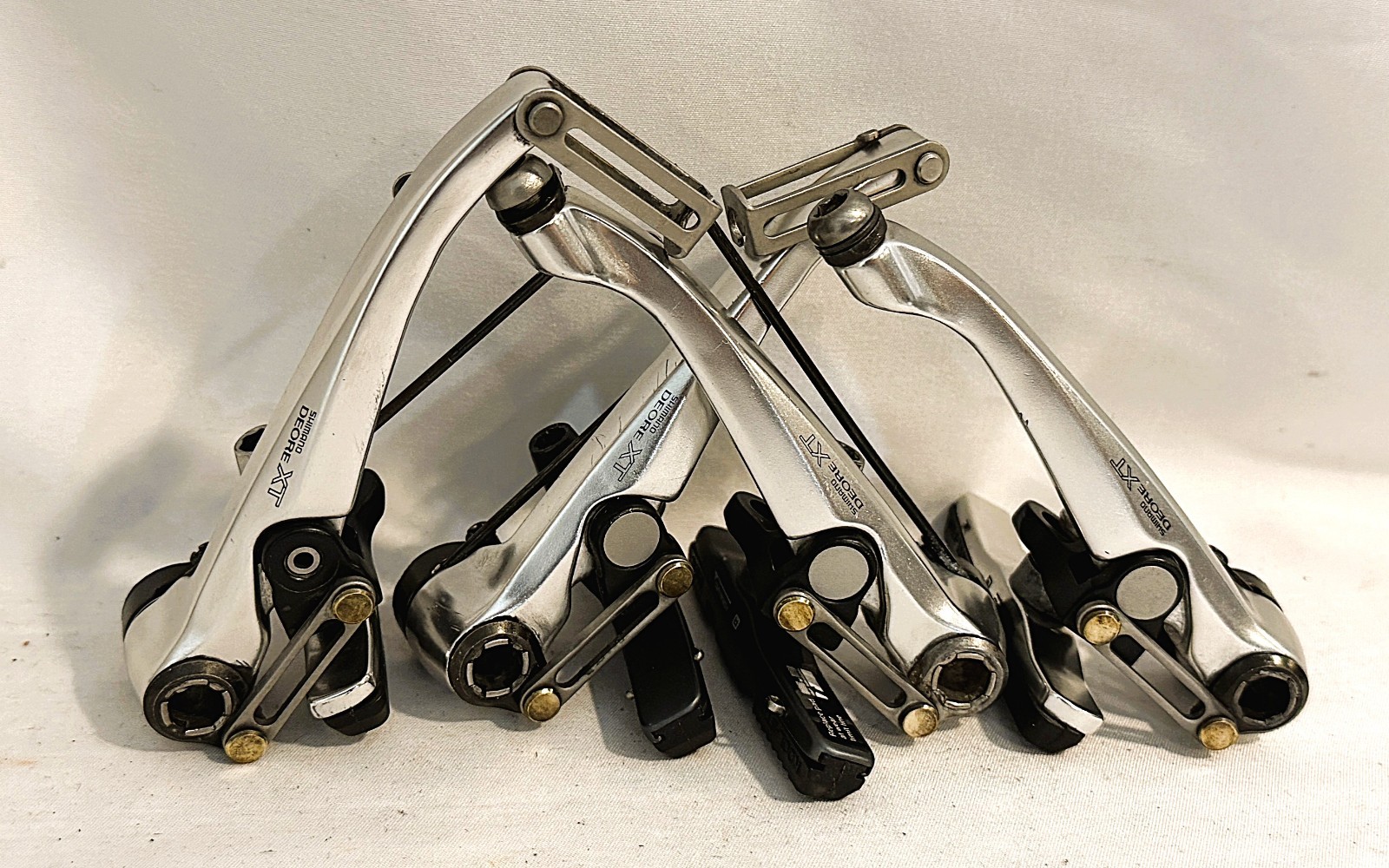 Vintage Shimano XT BR-M739 linear pull V- brakes MTB mountain bike race deore