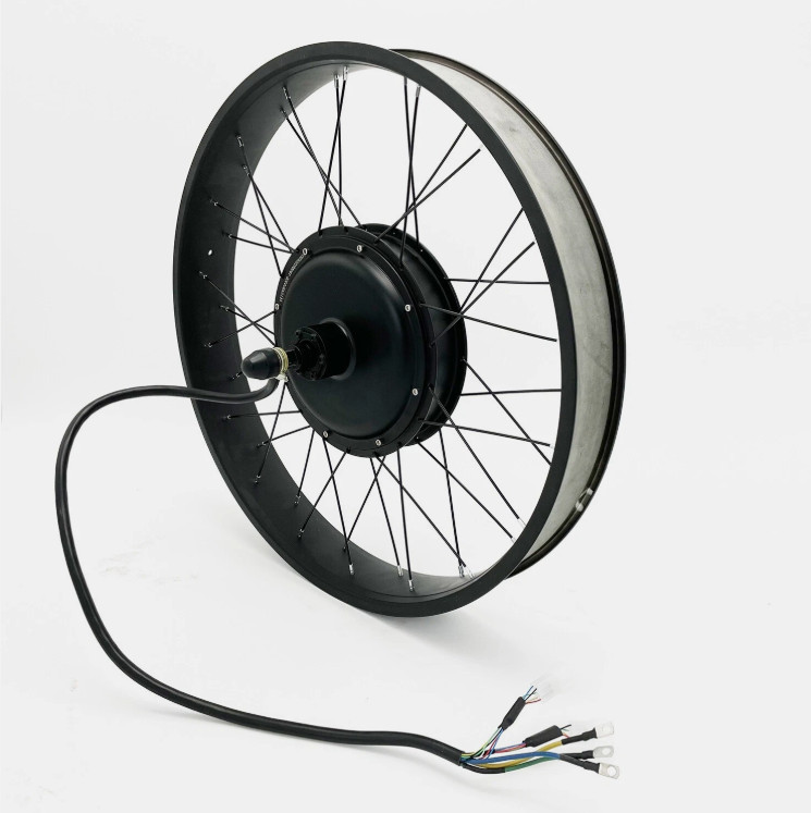 36-52V 1200-1800W Rear Fat Wheel ebike Conversion kit 20/24/26×4.0″ 175mm 190mm