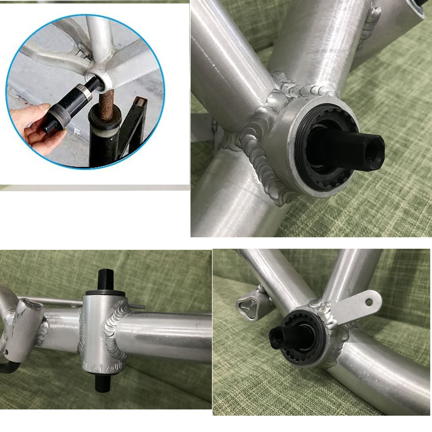 CDHPOWER English Square BB Bike Bottom Bracket Set,Square Taper, Mountain Bike