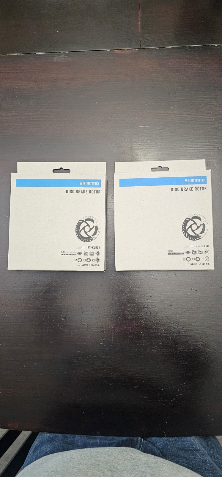 Shimano Disc Brake Rotor RT-CL800 160mm Centerlock Ice Freeza Technologies 2 pcs
