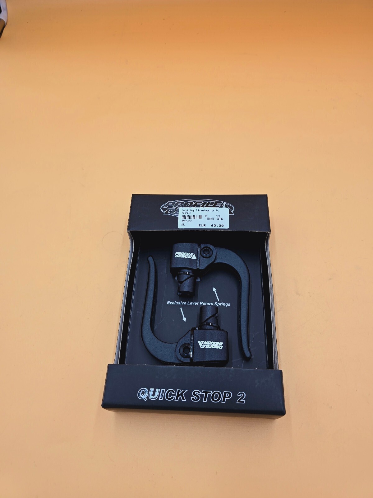 NEW NOS Profile Quick Stop 2 Aero Base Bar TT Brake Levers in Black