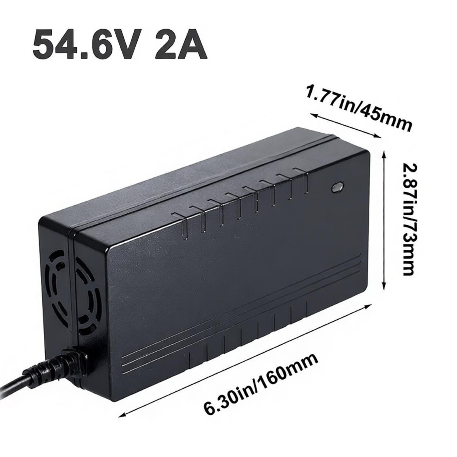 UUG 54.6V 2A/5A Electric Bicycle Ebike Battery Charger for 48V Li-ion Battery