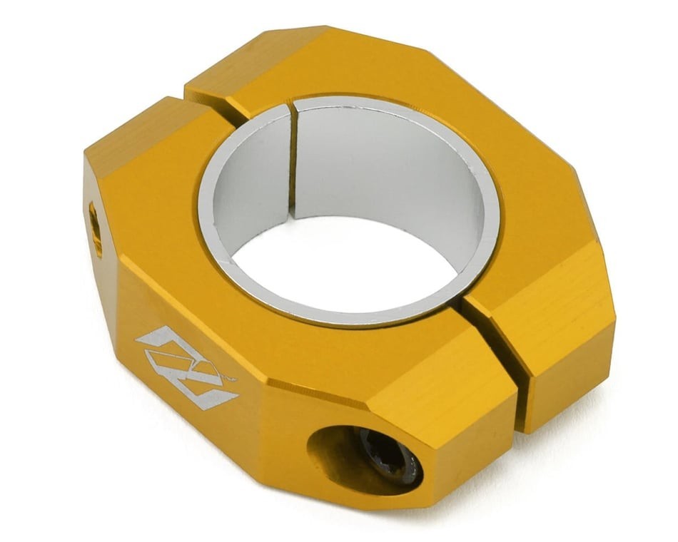 TNT Bicycles Double-Bolt BMX Seat Post Clamp – 31.8mm & 28.6mm Gold