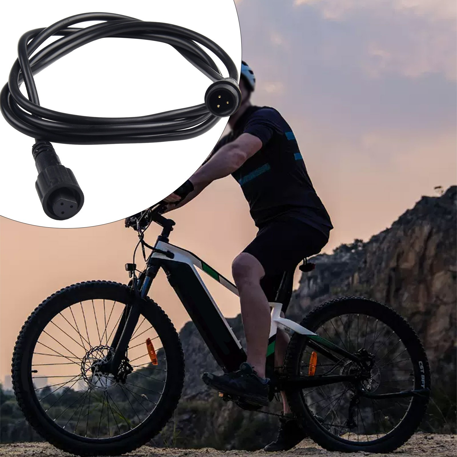 For BAFANG Drive Motor Speed Sensor Extension Cable for Ebike Conversion Kit