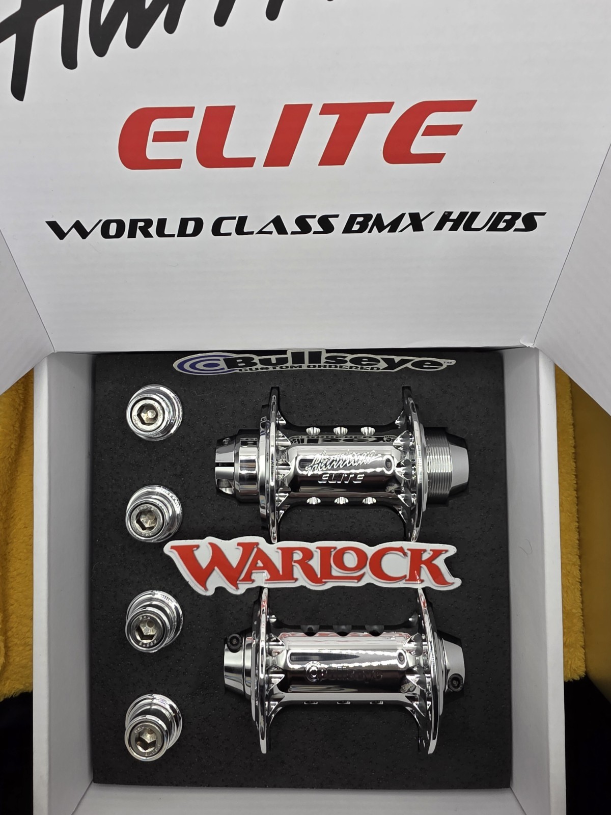 BULLSEYE 🎯 WARLOCK Hubs Limited Edition Hyper/Show POLISH BMX HUTCH SE HARO