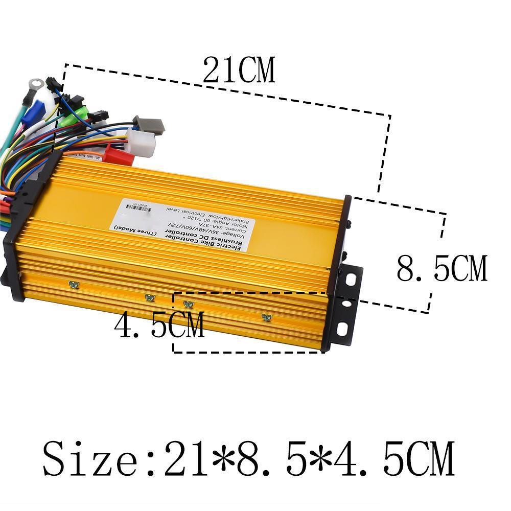 48V-72V 1500W-2000W Sine Wave Brushless Controller for Electric Bike E-bicycle