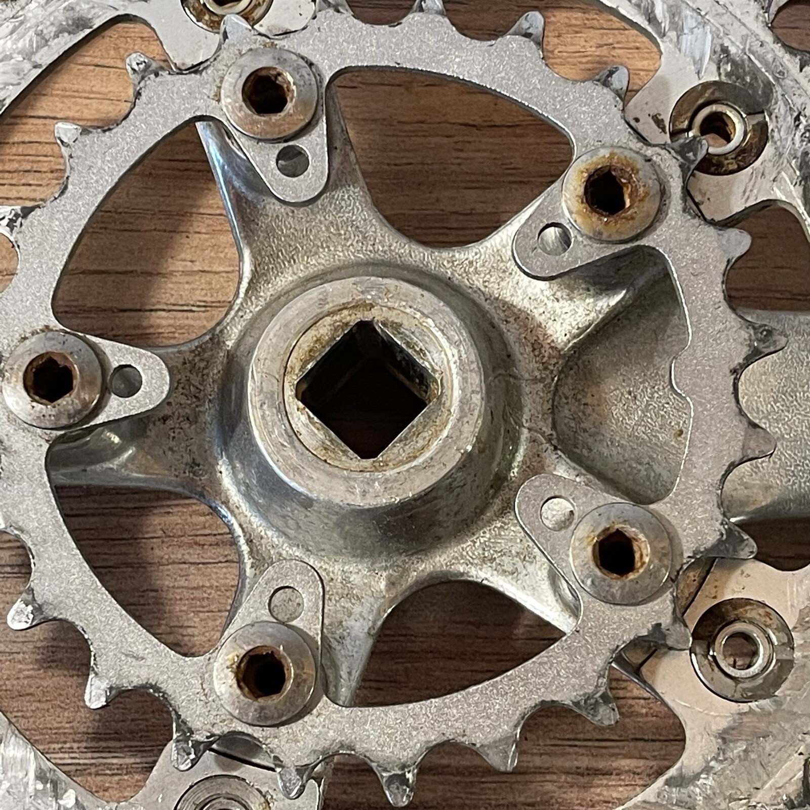 Vintage Shimano Deore FC-MT60 Crankset 175 46 / 36 / 24 Triple