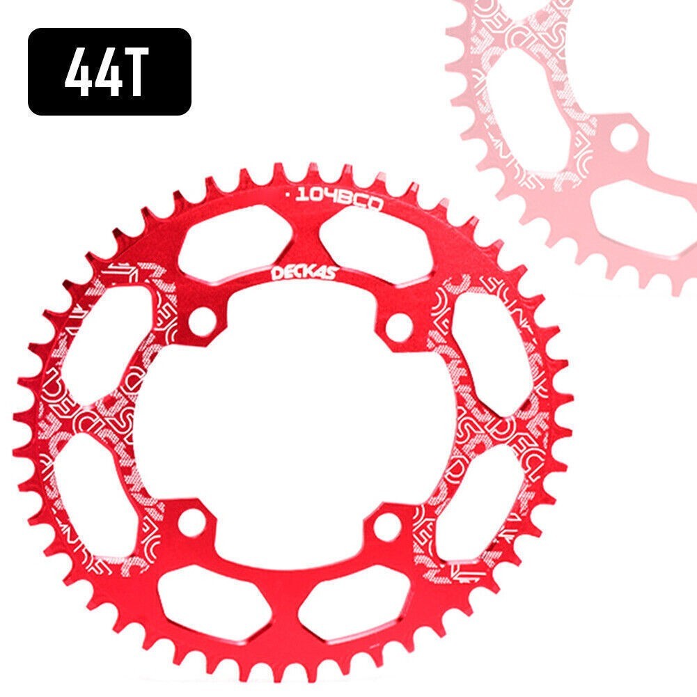 DECKAS MTB 40T-52T Narrow Wide Round Oval Chainring Chain Ring BCD104mm Bike