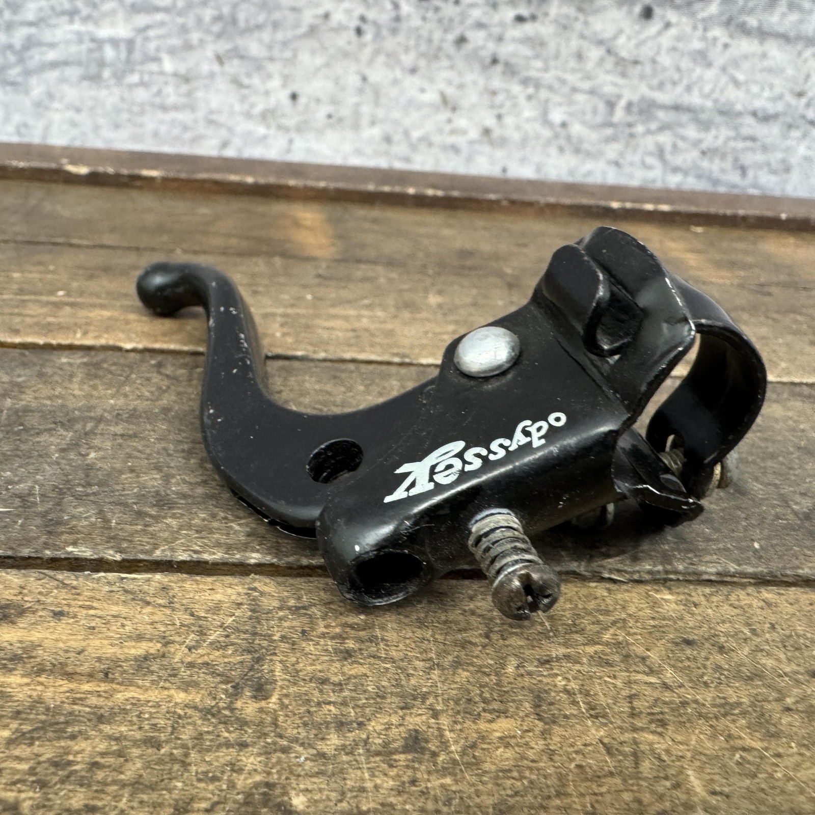 Vintage Odyssey BMX Brake Lever Right Black 2-Finger 22.2mm Clamp BMX Alloy