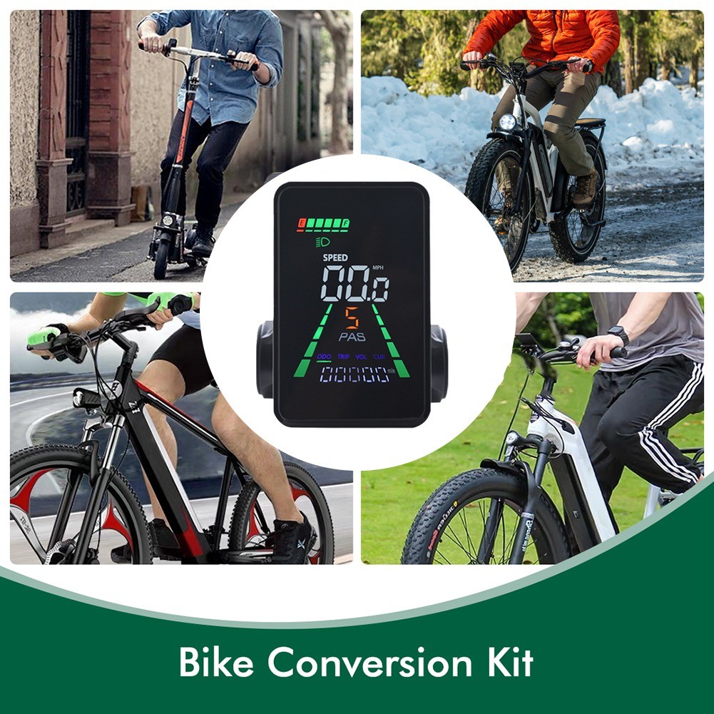 L5 Mountain E-Bike NFC LCD Display Meter 24V/36V/48V/60V UART Type C6046