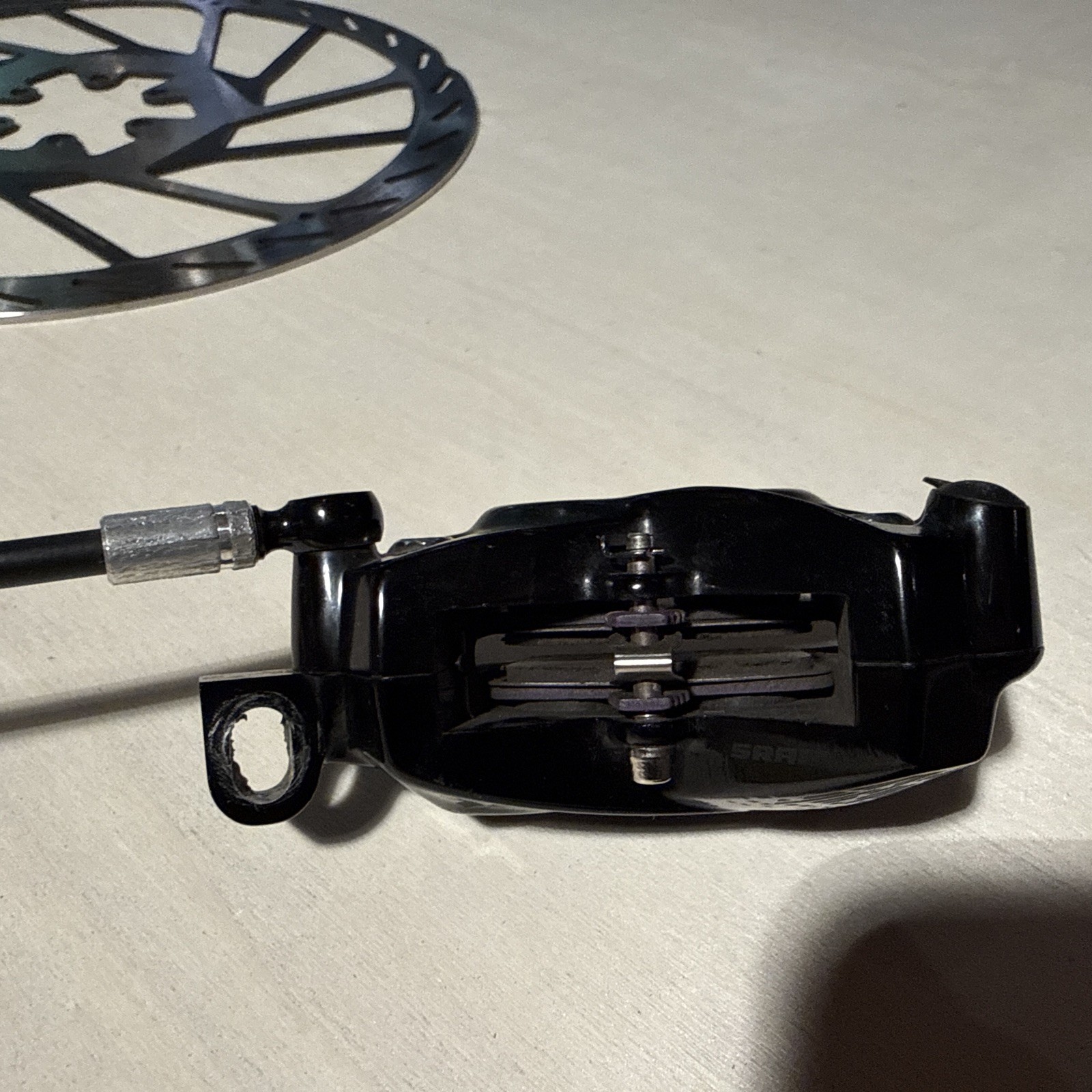 SRAM Code RSC Left Front Brake & HS2 220mm Rotor, 860mm Hose