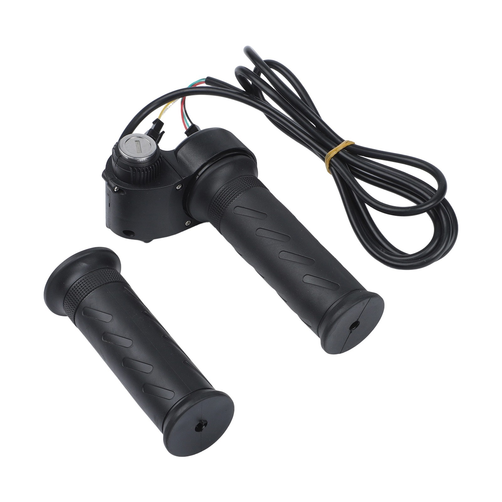 5Pin Throttle Handlebar Pair with for Power Lock for EBike 24V 72V Voltage