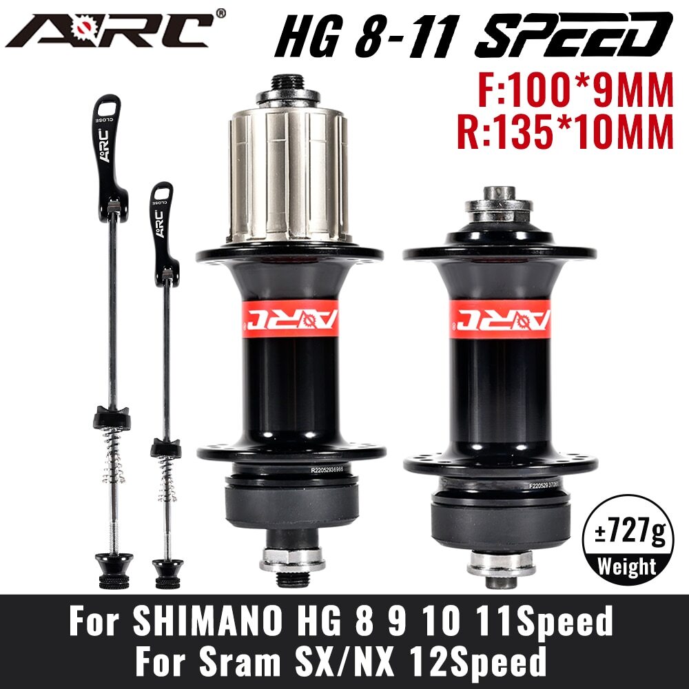 ARC Mountain Bike Disc Brake Hub Front Rear Sealed Bearing Hubs 32Holes 8-11S