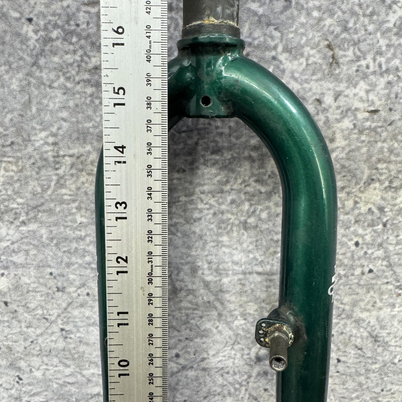 Vintage Trek 26in Fork 1 1/8 Threaded 90s MTB Canti Green Rigid Steel CRMO