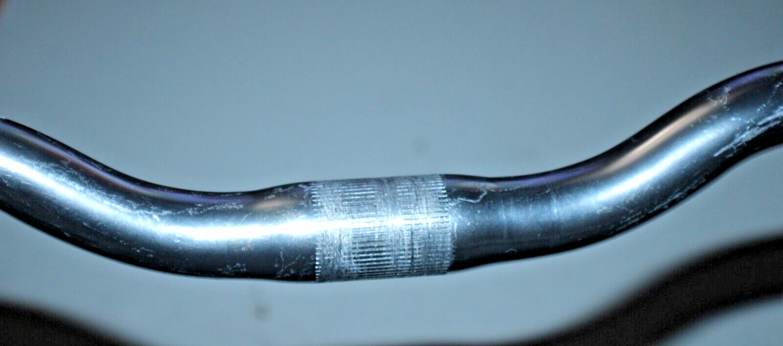 MTB Handlebar 25.4mm 525mm 1.5″ Riser Bar 6° Bend Silver Comfort Hybrid Ships US