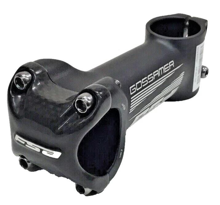 FSA Gossamer Pro Alloy w/ Carbon Faceplate Stem Black 100mm 31.8mm ±6° 1‑1/8″