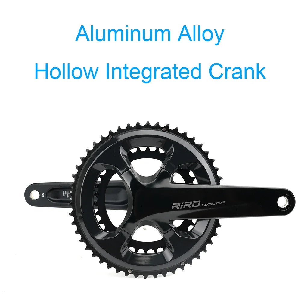 RIRO RACER R9 Road Bike Crankset 170mm 110BCD 50-34T 53-39T Double Chainring