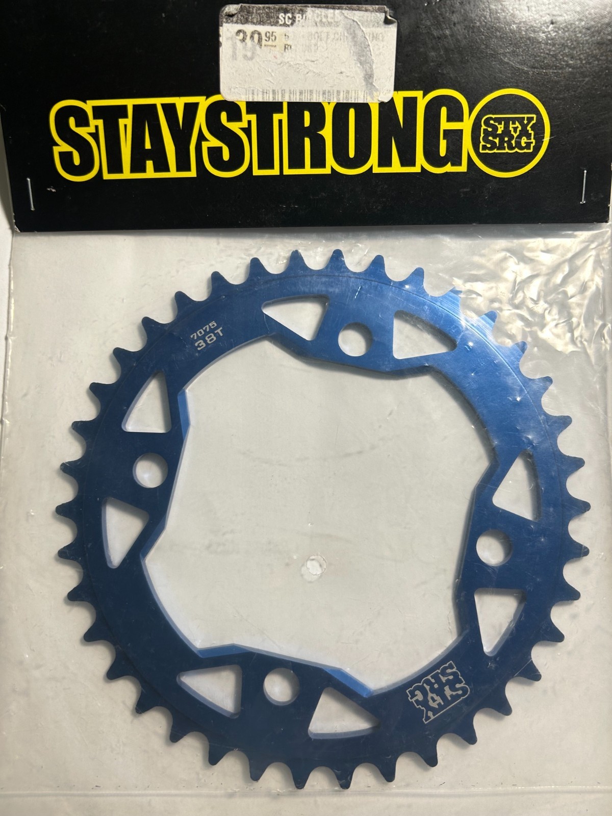 STAY STRONG 7075 CHAINRING 38T BLUE