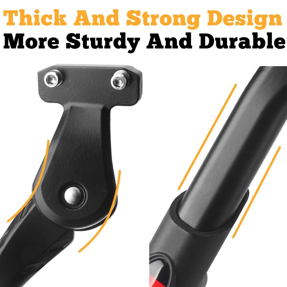 Sataway Bike Kickstand – Adjustable, Aluminum Alloy Strong Rear Mount Black
