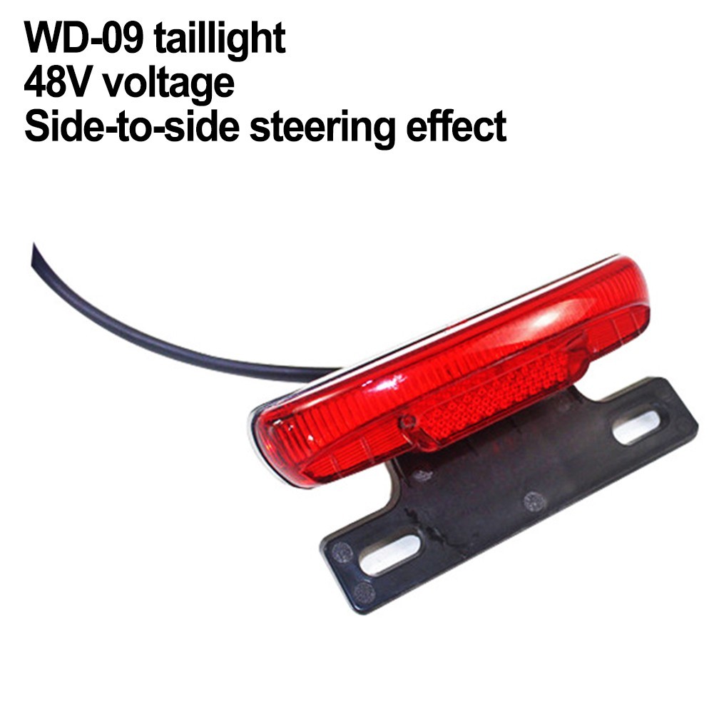 Long for service Life Electric Bicycle Tail Light Running Light 48V Rear Lamp