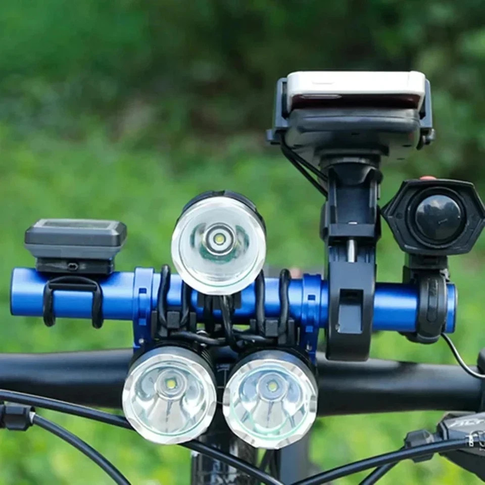 Bike Handlebar Extender Extension Bicycle Bar Mount Headlight GPS Holder Bracket
