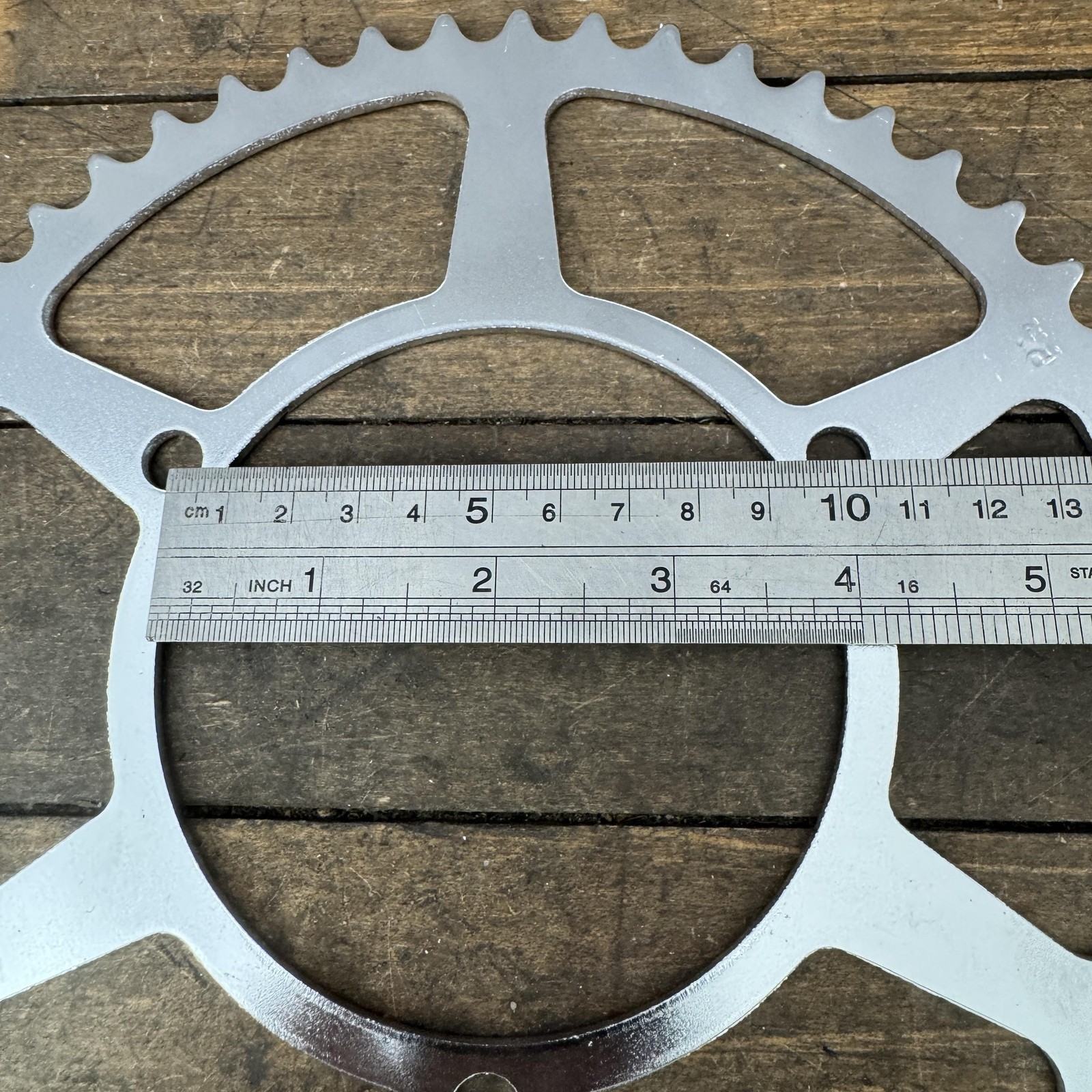 Vintage Specialites Nervar 52T Chainring 3-Bolt 116 BCD Steel Made in France