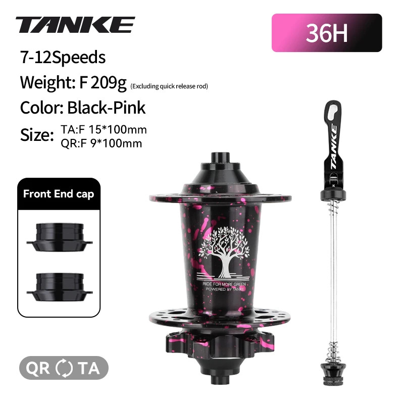 MTB 120 Click Hub 6 Bearing Bike Front Rear 32 36 Holes Disc Brake QR Bicycle Ma
