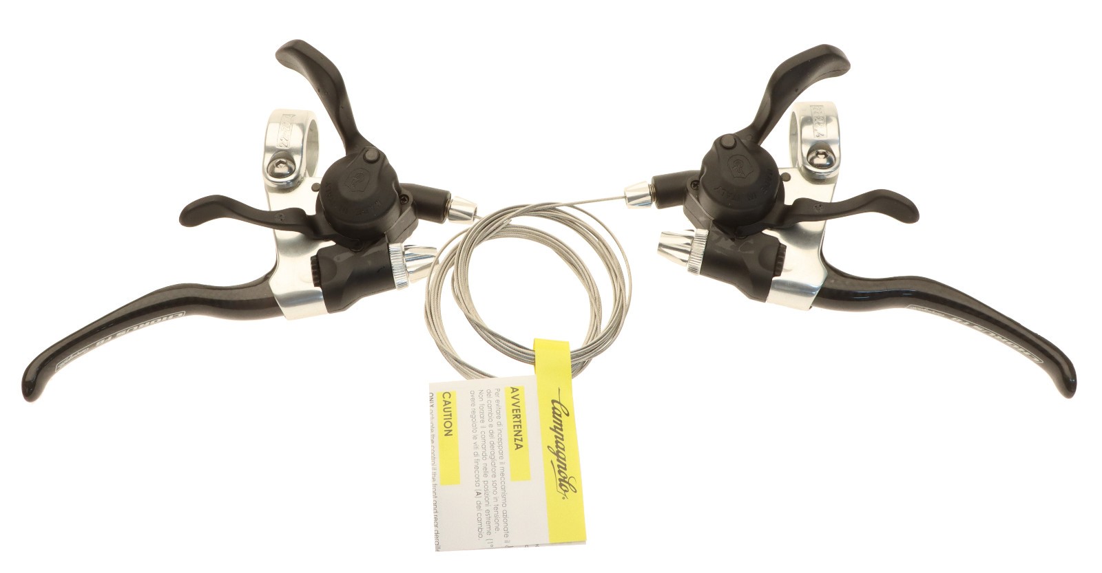 Campagnolo Chorus 2/3 x 10 Speed Ergopower Flat Bar Control Levers NEW NOS